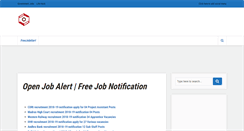 Desktop Screenshot of openjobalert.com